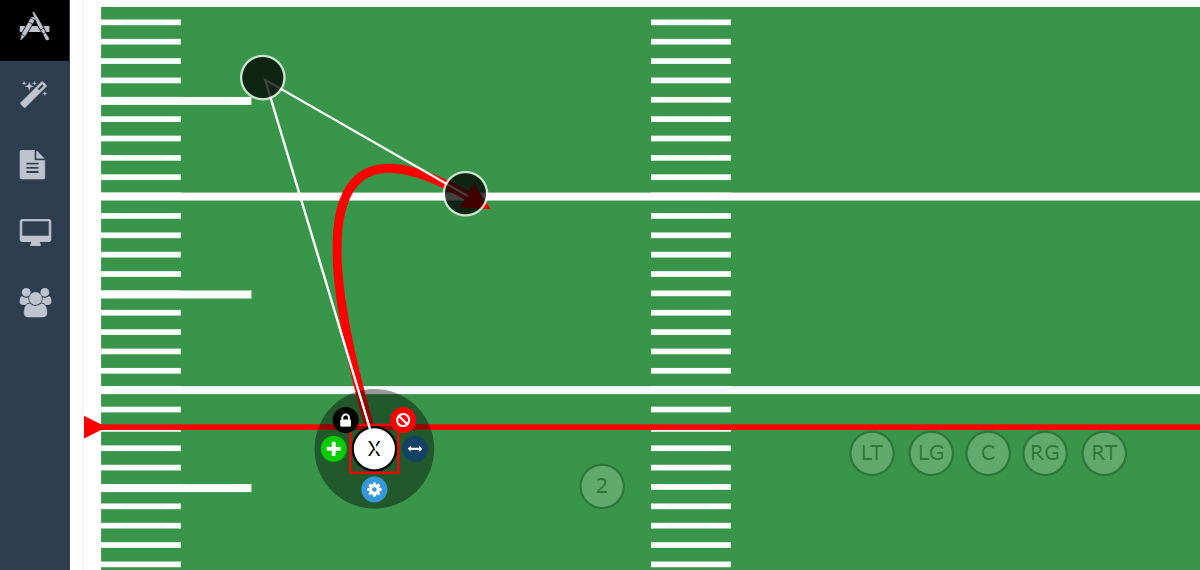 Drawing Routes - Curved Route Example