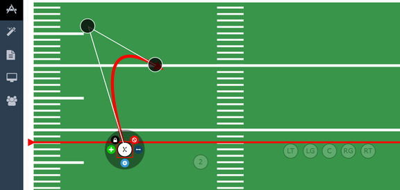 Learn the basics of drawing player routes using our play editing software.