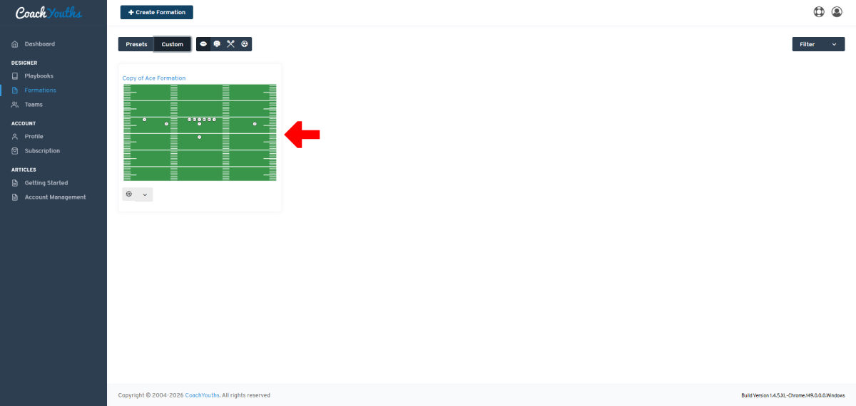 Edit Formation - Step 3