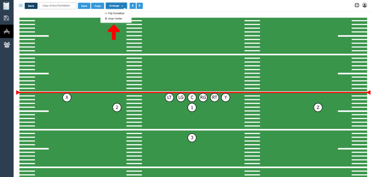 Feature: Arrange Formation