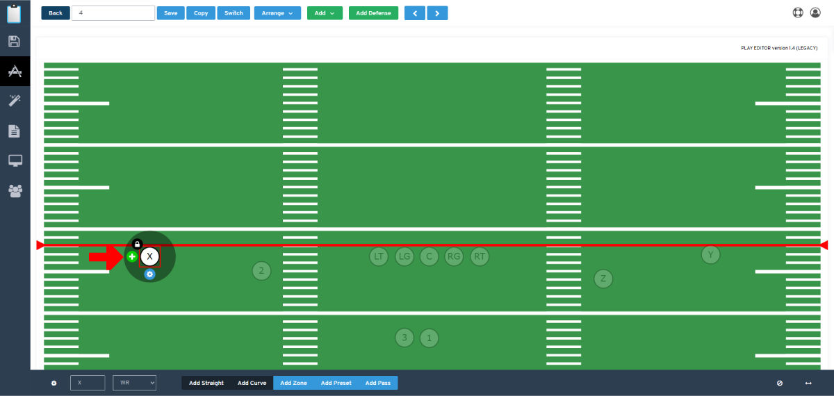 Editing Players - Add Route Drawings