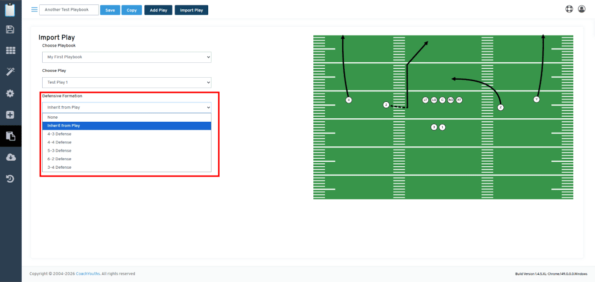 Importing a Play - Step 5