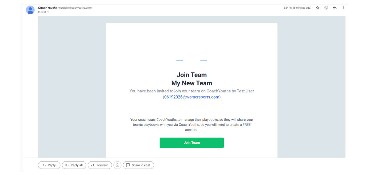 Preview: Invite E-mail