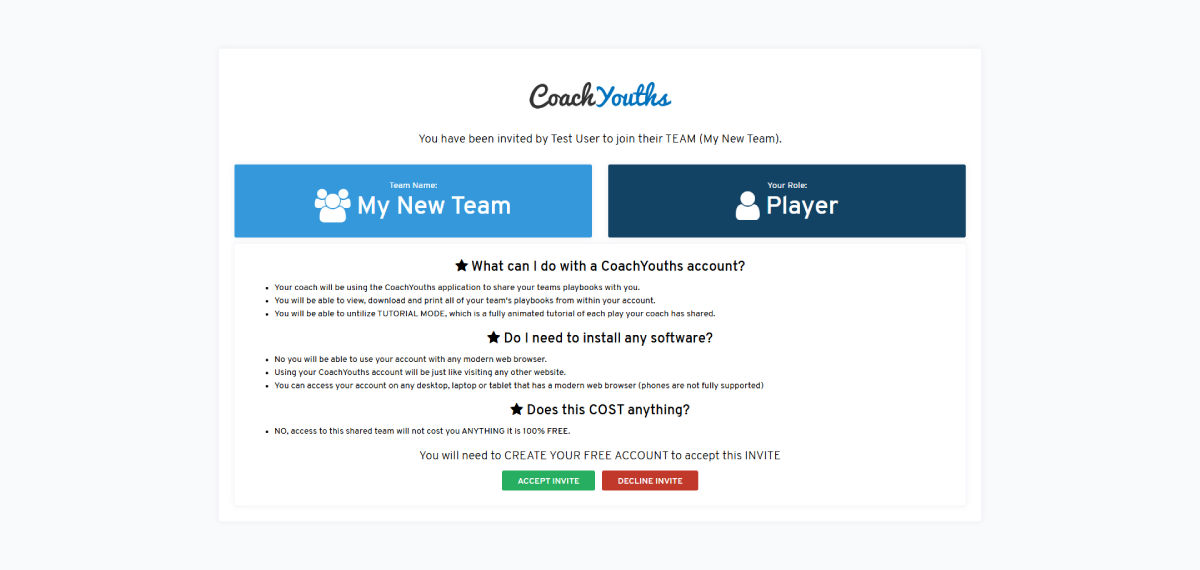 Preview: Invite Page