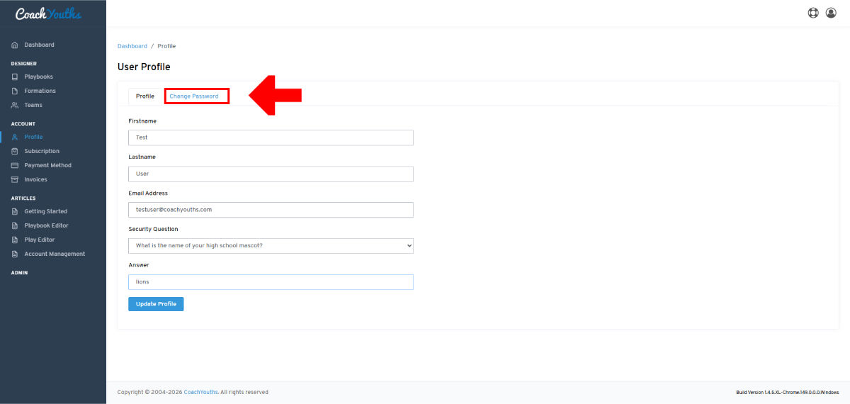 Manage Profile - Preview Image