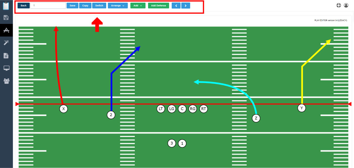 Play Editor Overview - Upper Toolbar