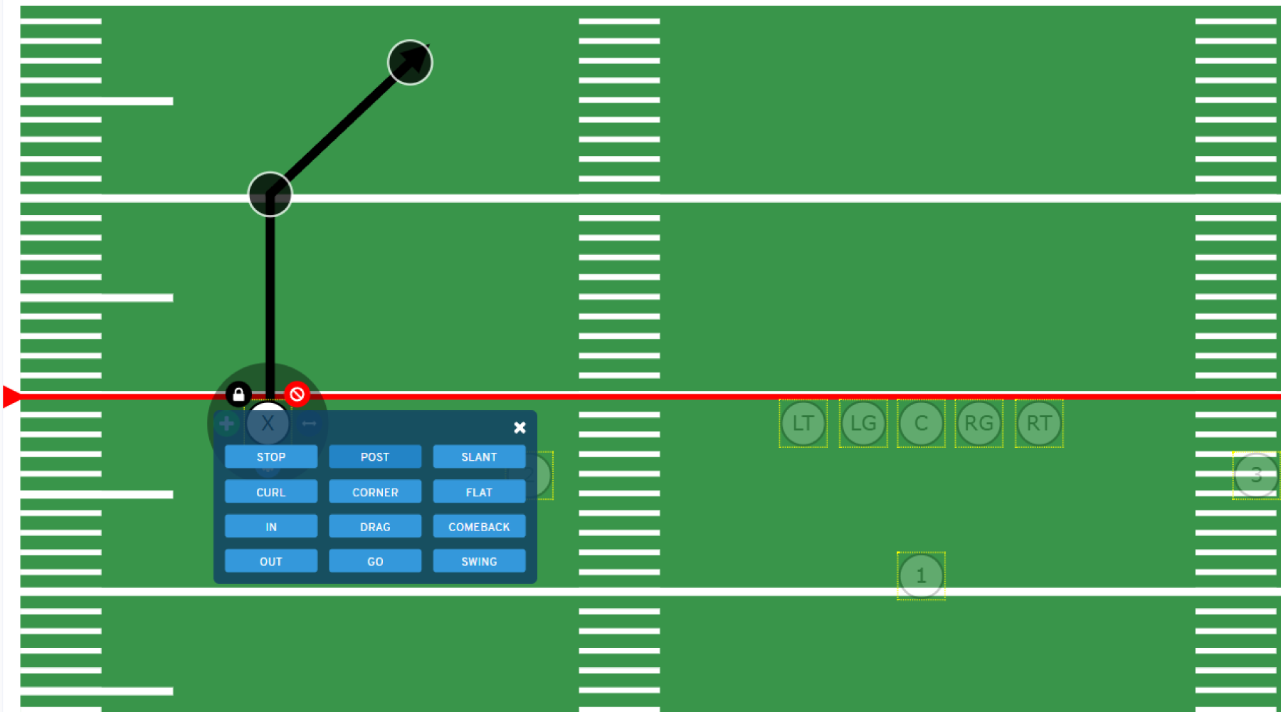 Save time with preset routes, one click to add common routes, such as a post route.
