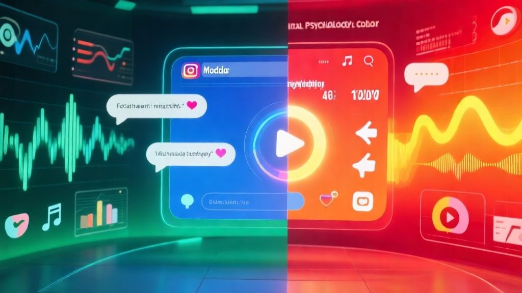 Colores cálidos en videos virales que generan engagement