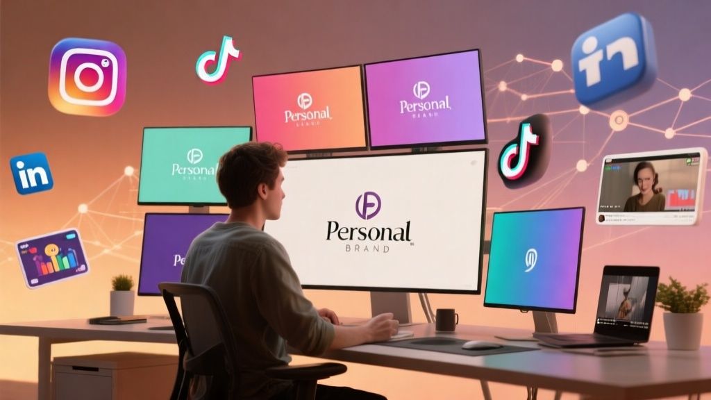 Identidad visual consistente en redes sociales