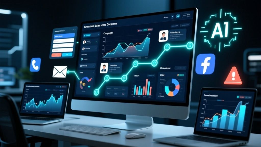 Automatización de pipeline de ventas con Make y CRM