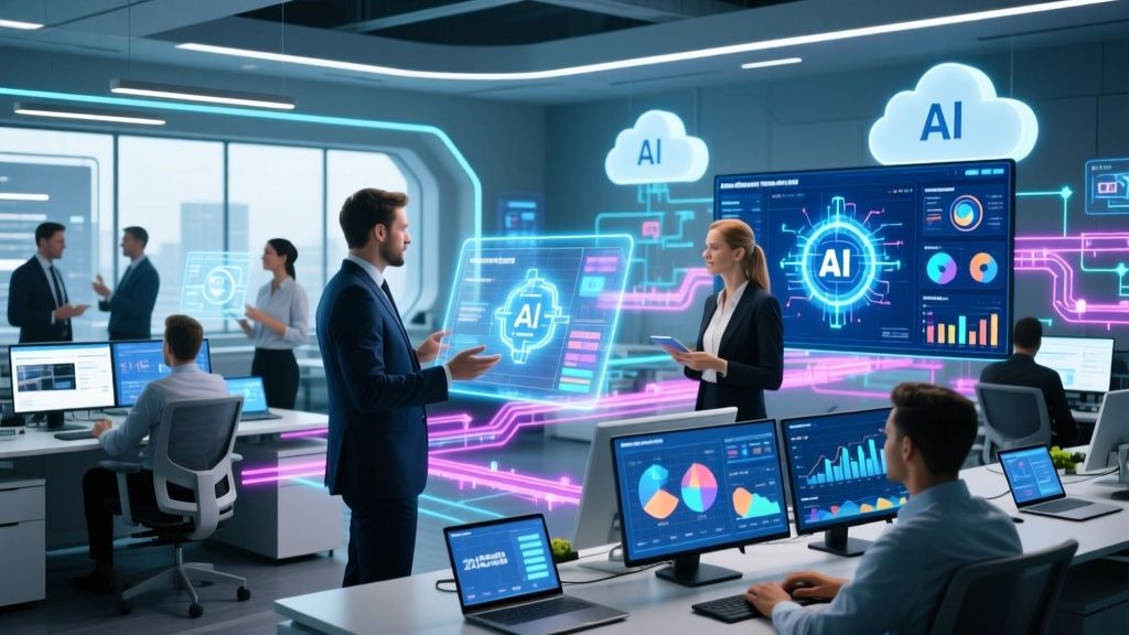 Tendencias en automatización para 2026 con IA generativa y plataformas low-code/no-code