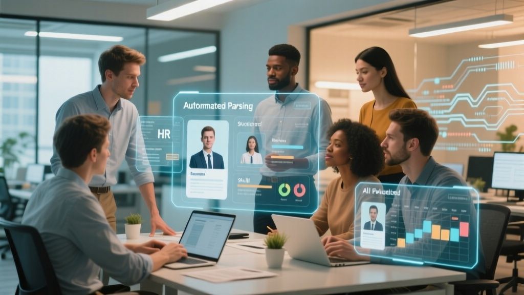 Automatización de procesos de RRHH con inteligencia artificial en reclutamiento y evaluación