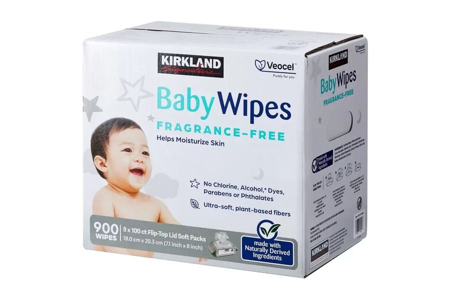 KIRKLAND SIGNATURE 유아용 물티슈 100매X9팩