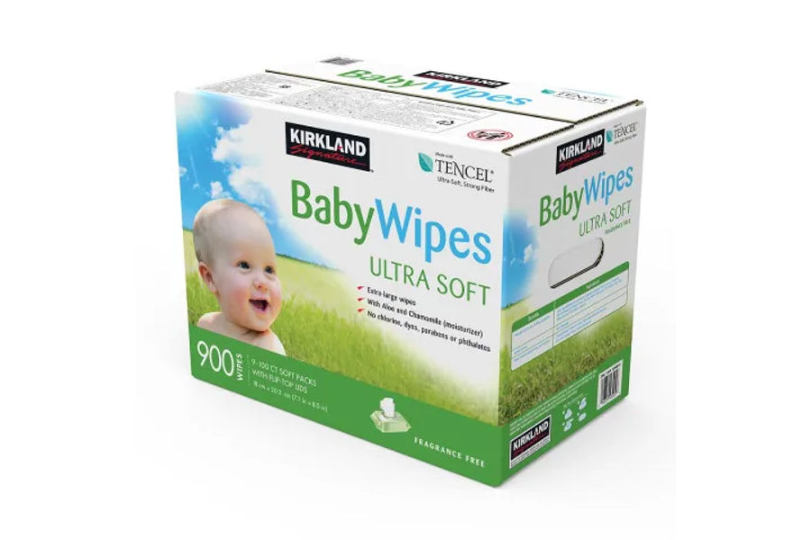 KIRKLAND SIGNATURE 유아용 물티슈 100매X9팩 / 900매