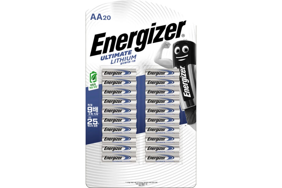 에너자이저 리튬건전지 AA 20개