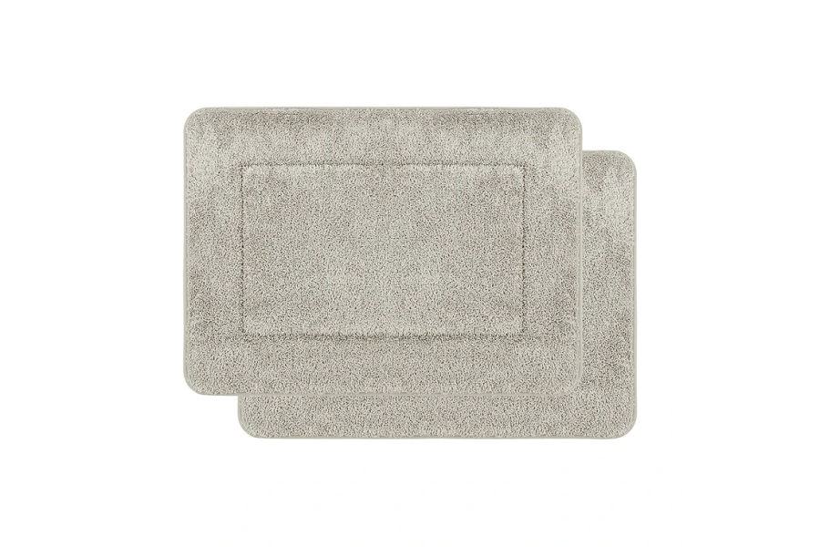 FRENCH CONNECTION 메모리폼 욕실매트 2P, 43X60CM