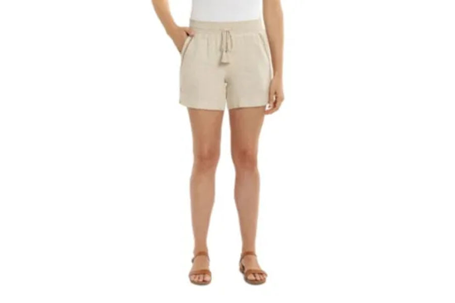 BRIGGS 여성 리넨 반바지 XS,S,M,L US SIZE