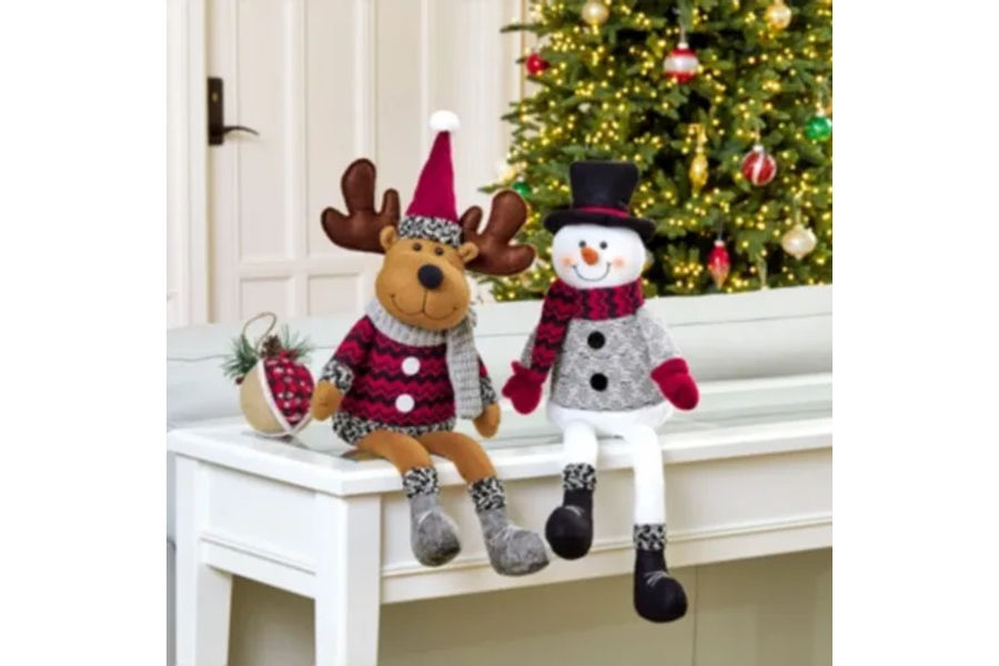 크리스마스 장식 장식 인형 세트 1세트/2개