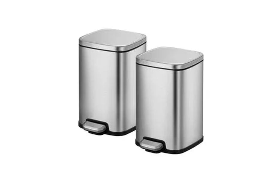 EKO 에코 사각형 쓰레기통 11.7L X 2개입