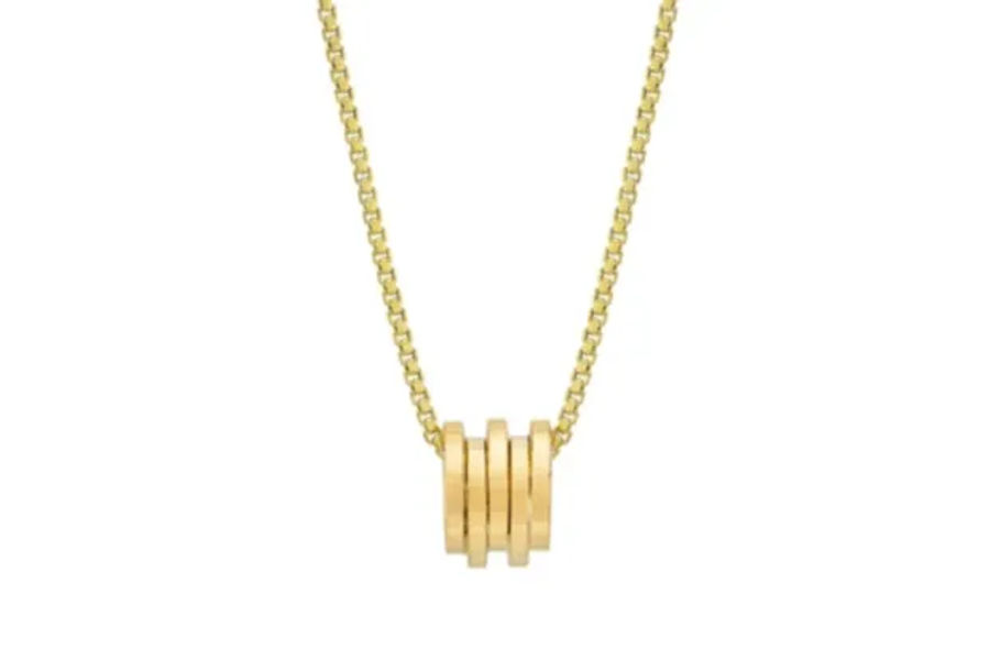 골드펜던트목걸이 RONDELLE MADE IN ITALY 14K YG