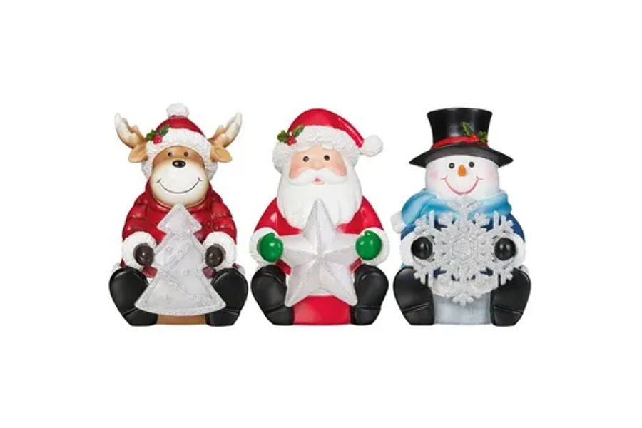 크리스마스 장식 LED 무드등 3개 / 1세트