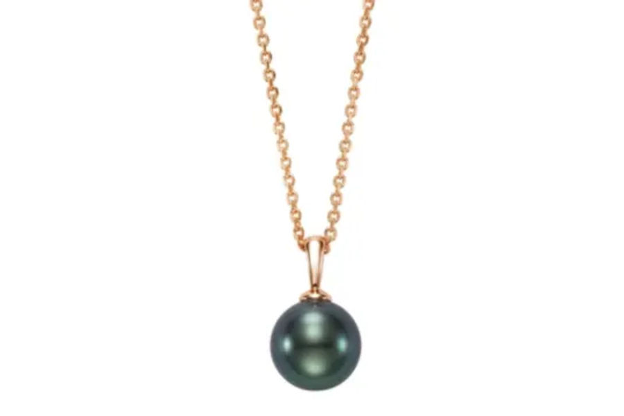 타히티흑진주목걸이 TAHITIAN PEARL 10-11MM 14K RG / 3.09G