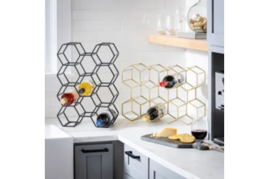 철제 와인랙 11병용 32.9 X 46.9CM