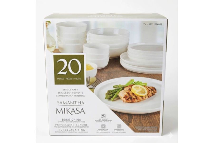 MIKASA 디너웨어 4인세트 20P, 본차이나