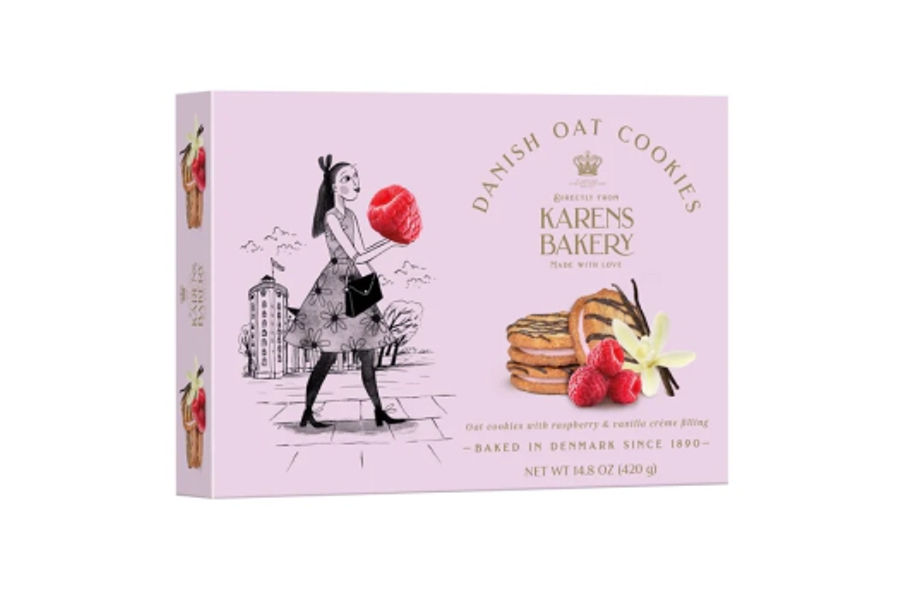 KARENS BAKERY 오트쿠키 라즈베리 420G