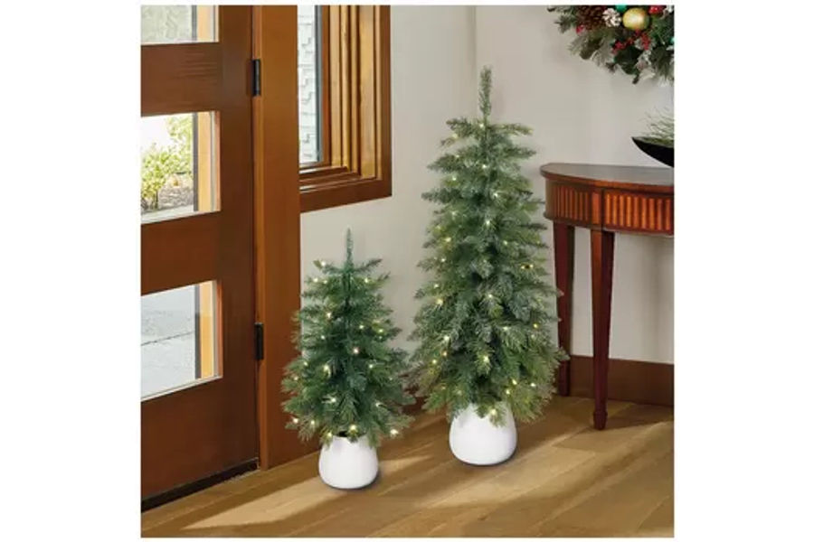 크리스마스 장식 LED트리 2개/1세트