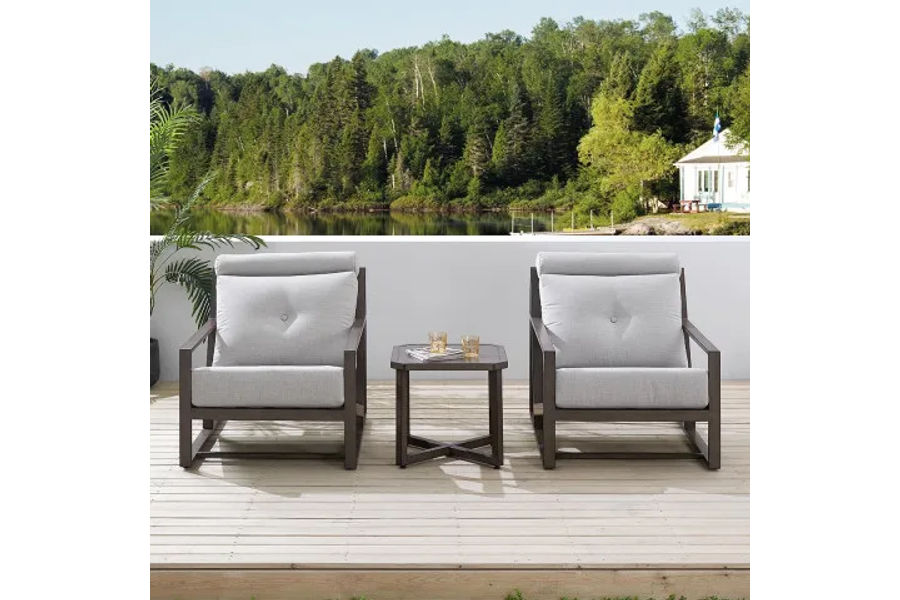 2인용 정원용 세트 테이블 1개 의자 2개