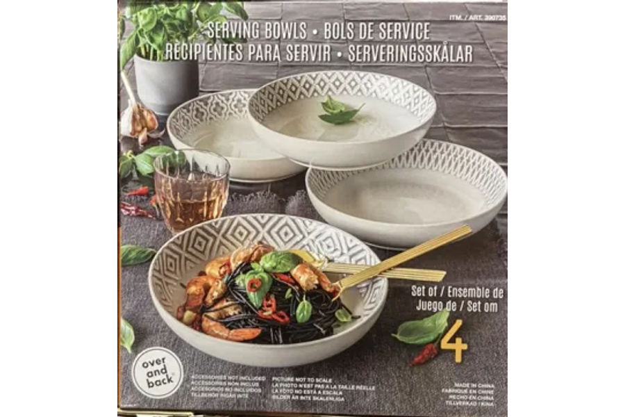 OVER&BACK 파스타볼 세트 4P