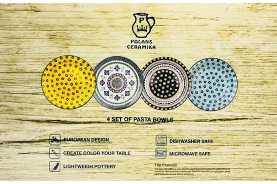 POLANS CERAMIKA 폴란세라미카 파스타볼 4P