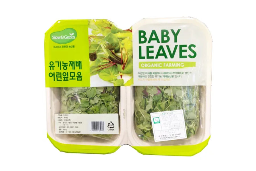 유기농 어린잎모음 (350G) 원산지 : 국내산