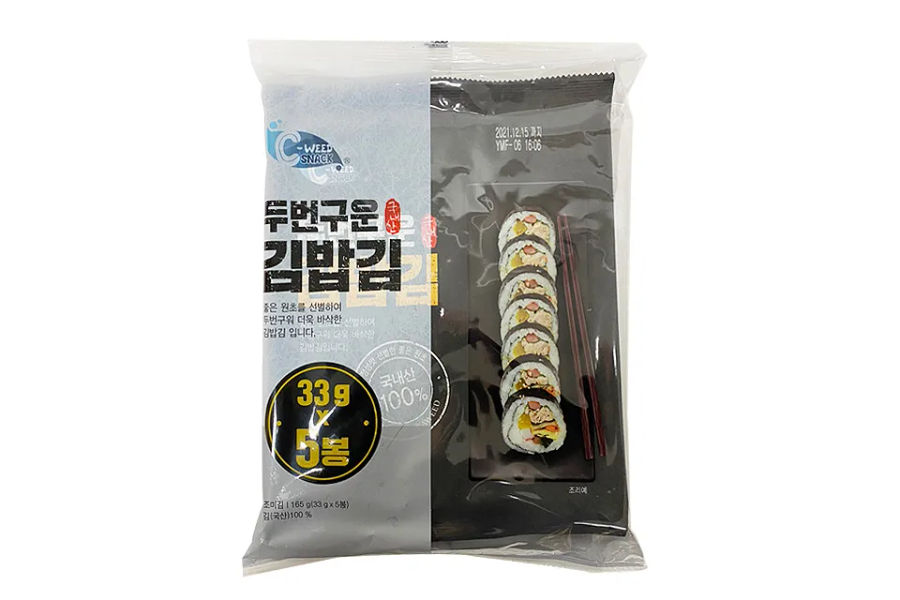C-WEED 구운김밥김 33G X 5 / 75장