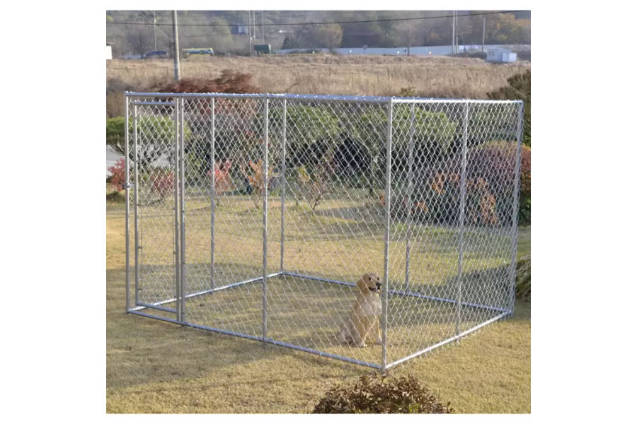 타카쇼 럭키독 야외용 스틸체인 사각 펜스, 대형