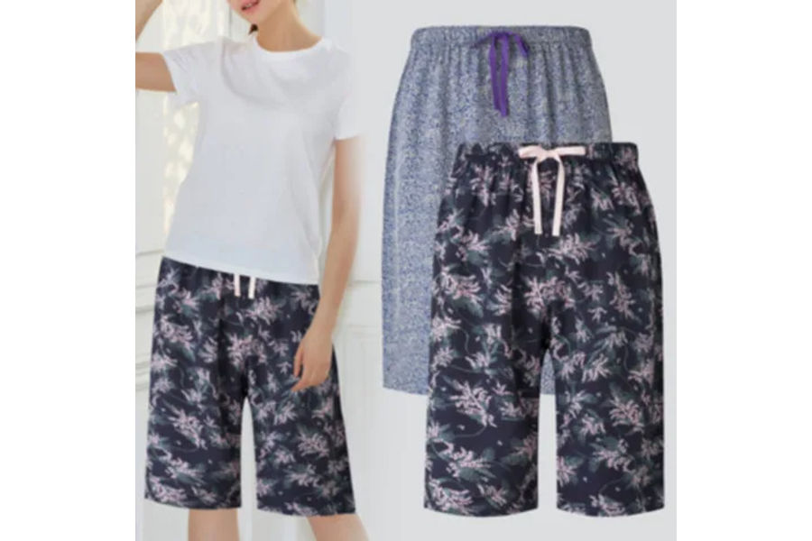 SILK TREE 성인 라운드바지 2PC M,L,XL ASIAN SIZE