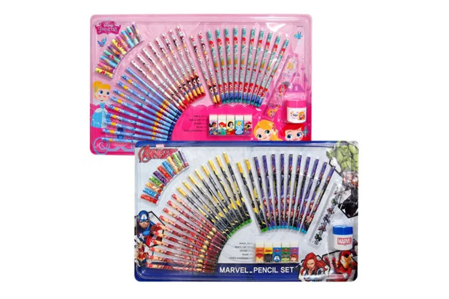 DISNEY디즈니 캐릭터 연필세트 어벤져스 / 프린세스