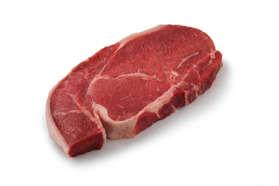 부위명 : 등심 스테이크용 원산지 : 미국산냉장육