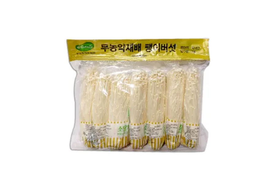 무농약 팽이버섯 (6-7입) 원산지:국내산