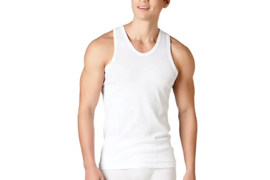 TRY 면60수 탱크3매 M,L,XL, ASIAN SIZE