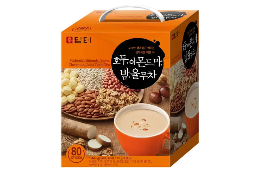 담터 호두&마&율무차 18G X 80