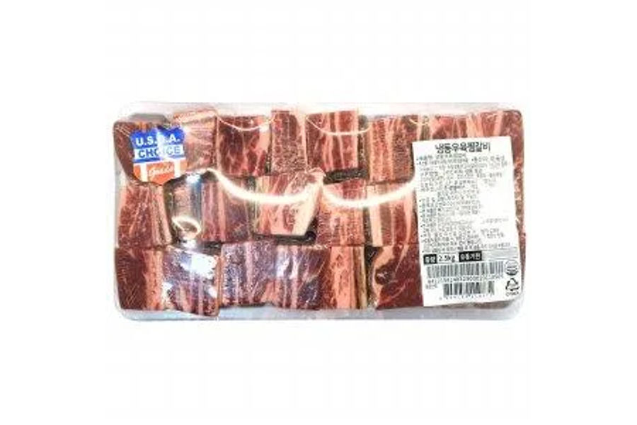 부위명 : 본갈비 찜용 /2.5KG 원산지 : 미국산냉동육