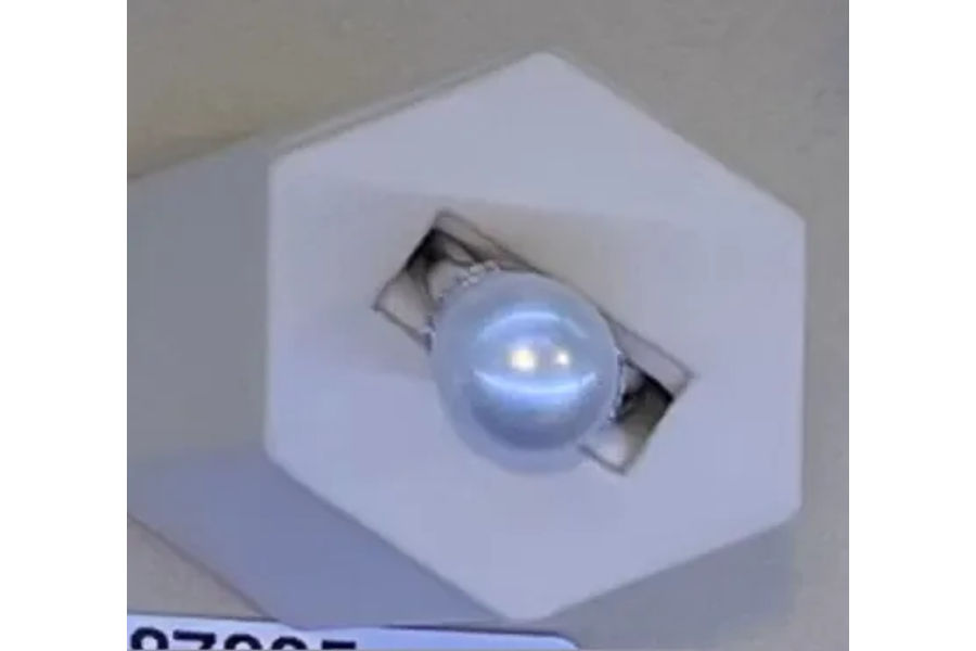 남양진주반지 PEARL 14-15MM, 18K WG DIA 0.01CT*36