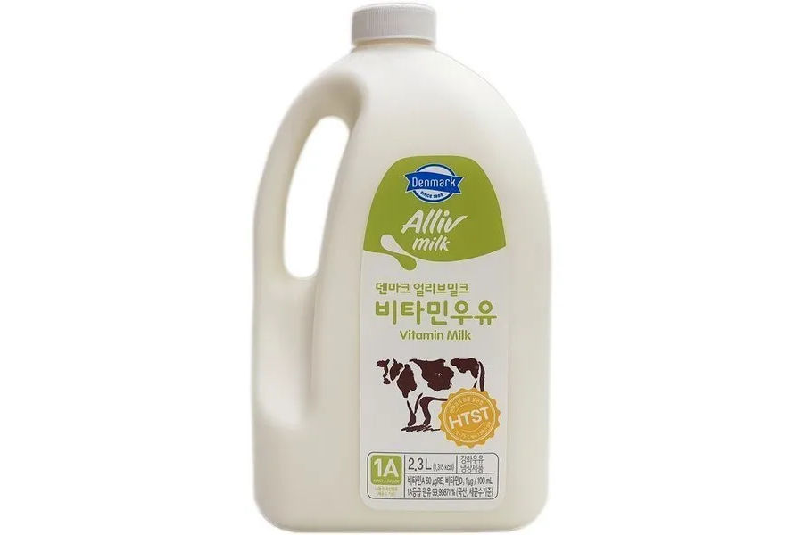 덴마크 얼리브 비타민우유 2.3L