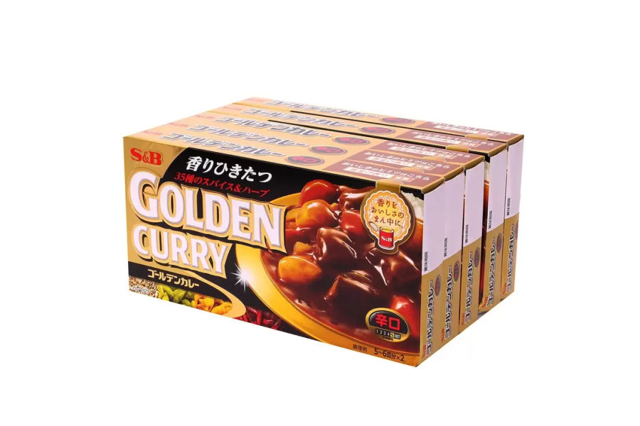 S&B 골든 카레(매운맛) 198g x 5