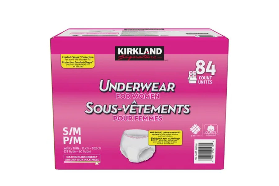 KIRKLAND SIGNATURE 성인용 언더웨어 여성84입