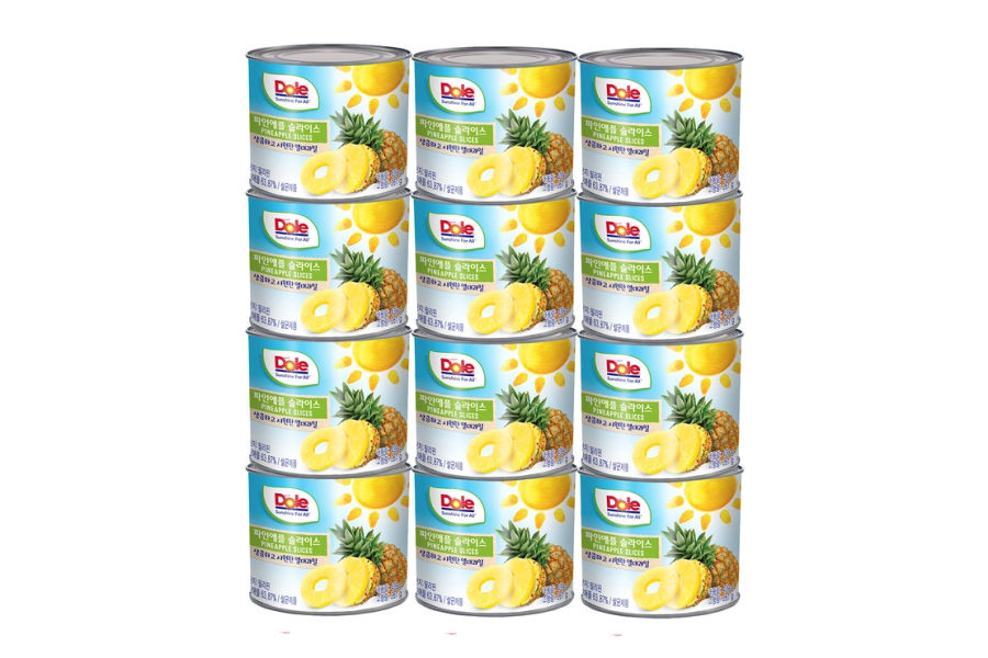 Dole 파인애플 슬라이스 439g x 12
