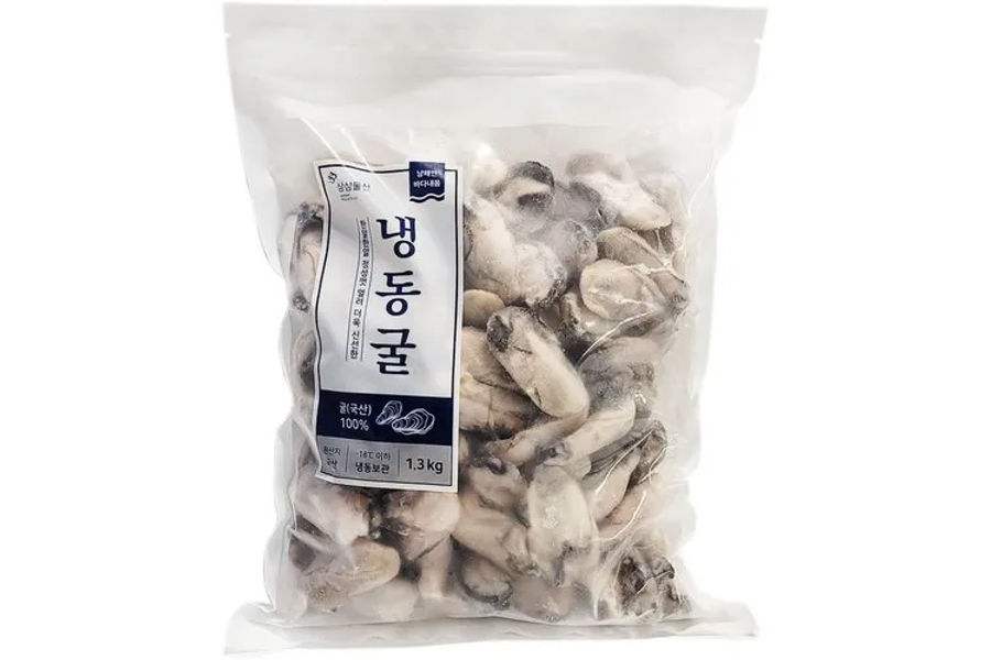 냉동 굴 원산지 : 국내산 1.3KG 