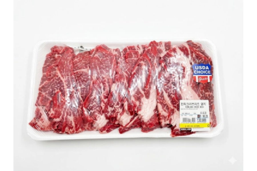 미국산 초이스 척아이롤 불고기 KG당단가